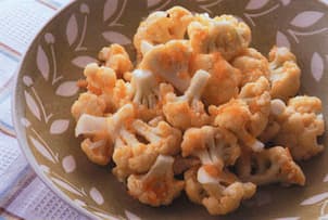カリフラワーのにんじんドレッシング