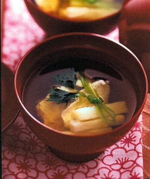 鶏と長いもの吸いもの