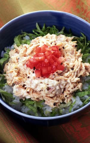 ツナのサラダ丼