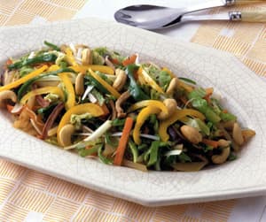 野菜のオイスターソース炒め