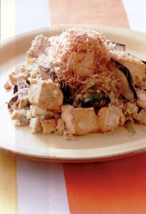 豆腐と夏野菜の炒めもの