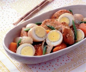 卵とさつま揚げのうま煮