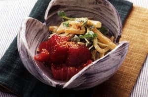 まぐろのごまネーズあえ