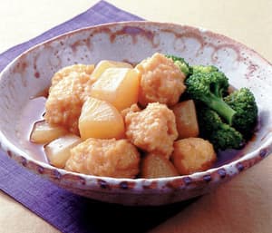 大根といかだんごの含め煮