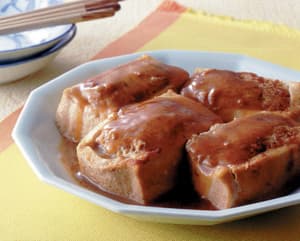 豆腐の肉詰め煮