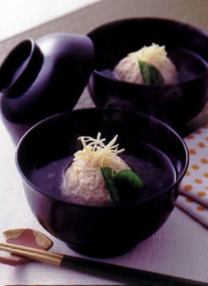 鶏の丸のすまし汁
