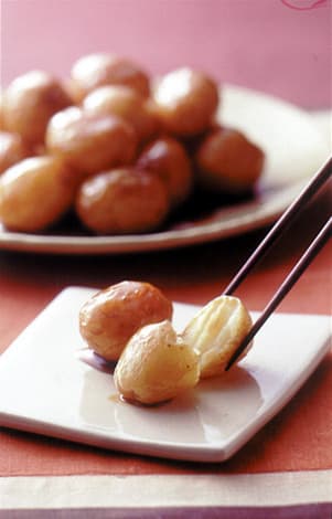 揚げじゃがいもの照り煮