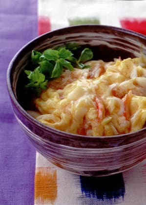 和風かにたま丼