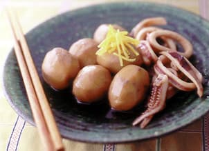 里いもといかの煮もの