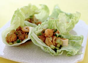 シーフードミックスの香味あえ