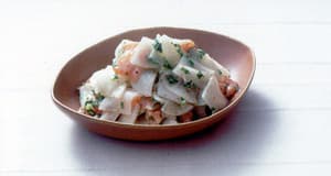 大根とサーモンのマスタード風味サラダ