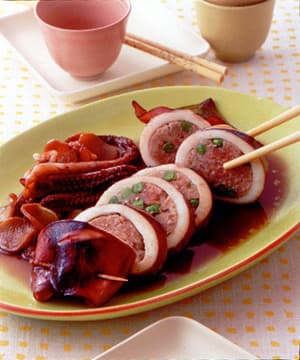 いかの肉詰め　しょうが煮