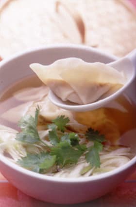 水餃子風ワンタンスープ