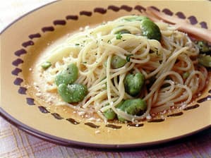 そら豆スパゲティ