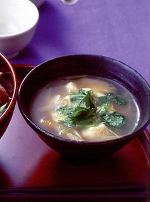 ごぼうと豆腐の炒めスープ