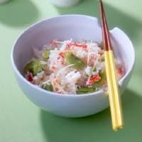 そら豆とかにの炊き込みご飯