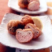 しいたけの肉詰フライ