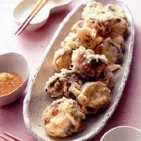 なすのひき肉はさみ揚げ