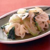 れんこんとセロリの和風サラダ