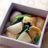 かぶと油揚げのさっと煮