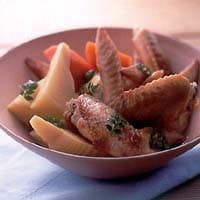 鶏手羽先とたけのこの炊き合わせ