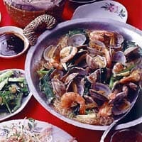 魚介と春雨のピリ辛煮