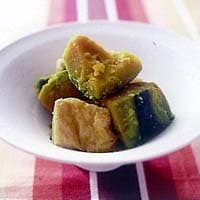 かぼちゃと油揚げの煮もの