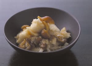 たたき長いものなめこあえ