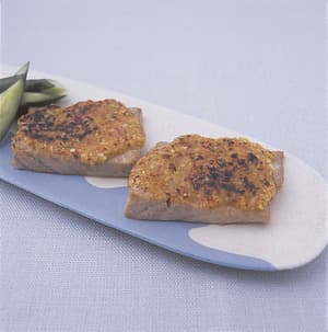 まぐろのねぎみそ焼き