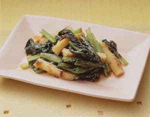 小松菜とちくわの炒めもの