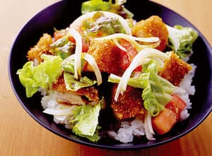 サラダカツ丼