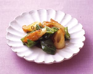 ちくわとピーマンのピリ辛炒め
