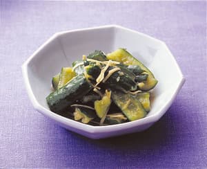 しょうが風味のたたききゅうり