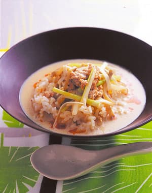 豆乳ザーサイスープご飯
