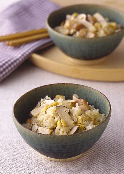 まつたけの炊き込みご飯