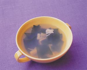 帆立てとわかめのスープ