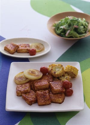 豆腐のバーベキューソテー