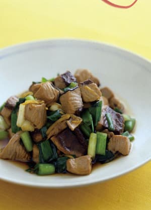 かつおとわけぎの甘辛煮
