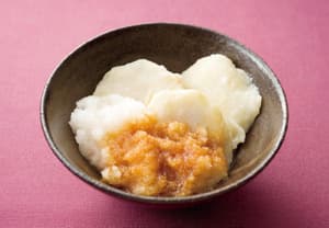 里いものおろしじょうゆがけ