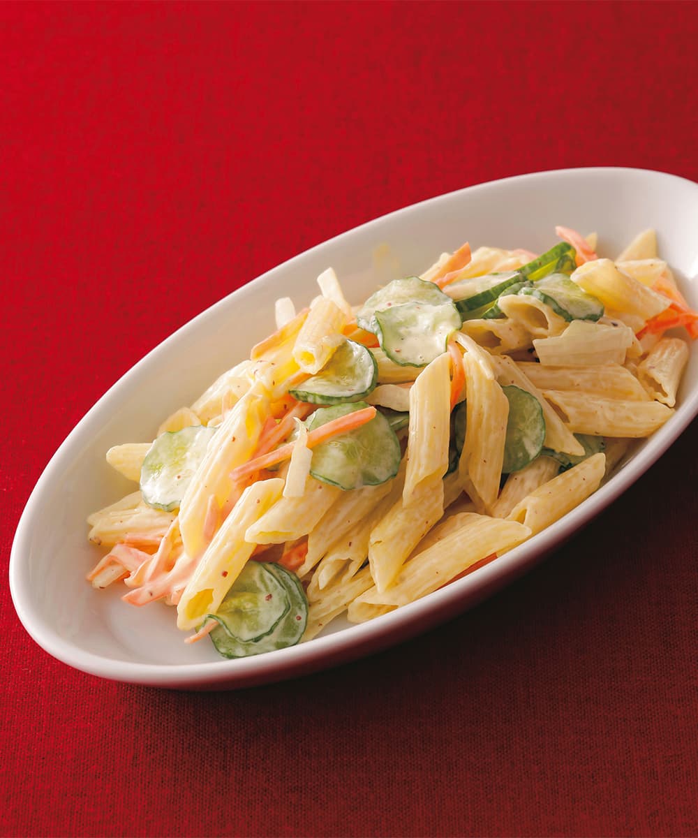 ショートパスタのマヨサラダ